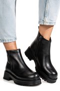 GHETE NEGRE PIELE NATURALA 2PC2012