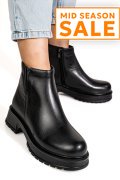 GHETE NEGRE PIELE NATURALA 2PC2012