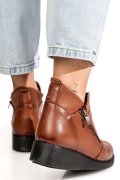 GHETE MARO INCHIS PIELE NATURALA 9PC00