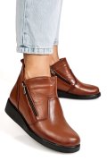 GHETE MARO INCHIS PIELE NATURALA 9PC00