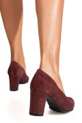 PANTOFI VISINII PIELE NATURALA INTOARSA LERA