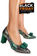 PANTOFI VERZI PIELE NATURALA 5S77665