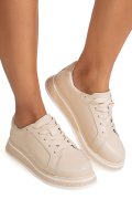 PANTOFI SPORT BEJ PIELE NATURALA GPC033