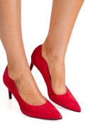 PANTOFI DAMA GUBAN ROSII PIELE NATURALA INTOARSA 1S77343