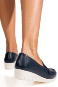 MOCASINI ALBASTRI PIELE NATURALA WS77A00BX