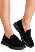 MOCASINI NEGRI PIELE NATURALA INTOARSA TPC2810