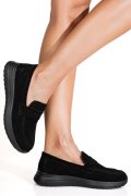 MOCASINI NEGRI PIELE NATURALA INTOARSA TPC2810