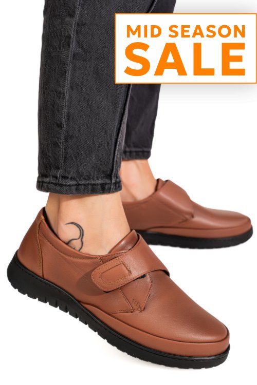 Mocasini maro piele naturala 7pc505