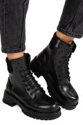 GHETE NEGRE PIELE NATURALA 2PC2013