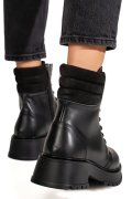 GHETE NEGRE PIELE NATURALA 2PC2013