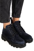 GHETE ALBASTRE PIELE NATURALA INTOARSA 1PC989