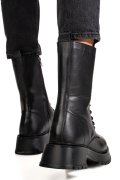 GHETE NEGRE PIELE NATURALA 2PC2017