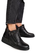 GHETE NEGRE PIELE NATURALA 9PC00