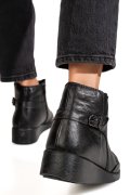 GHETE NEGRE PIELE NATURALA 7PC04