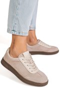 PANTOFI SPORT BEJ PIELE NATURALA INTOARSA FSP001-969