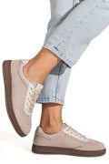PANTOFI SPORT BEJ PIELE NATURALA INTOARSA FSP001-969
