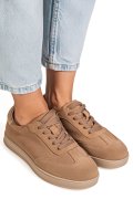 PANTOFI SPORT KHAKI PIELE NATURALA INTOARSA TSP2646