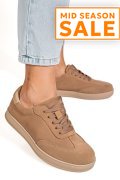 PANTOFI SPORT KHAKI PIELE NATURALA INTOARSA TSP2646