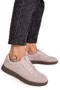 PANTOFI SPORT ROZ PIELE NATURALA INTOARSA FSP001-969
