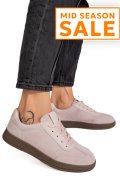 PANTOFI SPORT ROZ PIELE NATURALA INTOARSA FSP001-969