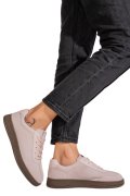 PANTOFI SPORT ROZ PIELE NATURALA INTOARSA FSP001-969