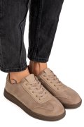 PANTOFI SPORT KHAKI PIELE NATURALA INTOARSA FSP001-969