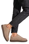 PANTOFI SPORT KHAKI PIELE NATURALA INTOARSA FSP001-969