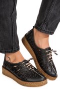 PANTOFI NEGRI PIELE NATURALA 2PC000