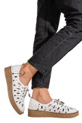 PANTOFI ALBI PIELE NATURALA 2PC000