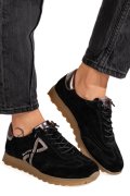 PANTOFI SPORT NEGRI PIELE NATURALA INTOARSA FPC002654