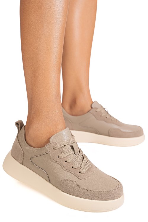 Pantofi sport olive piele naturala tpc2651