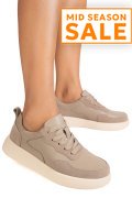PANTOFI SPORT OLIVE PIELE NATURALA TPC2651