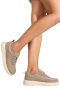 PANTOFI SPORT OLIVE PIELE NATURALA TPC2651