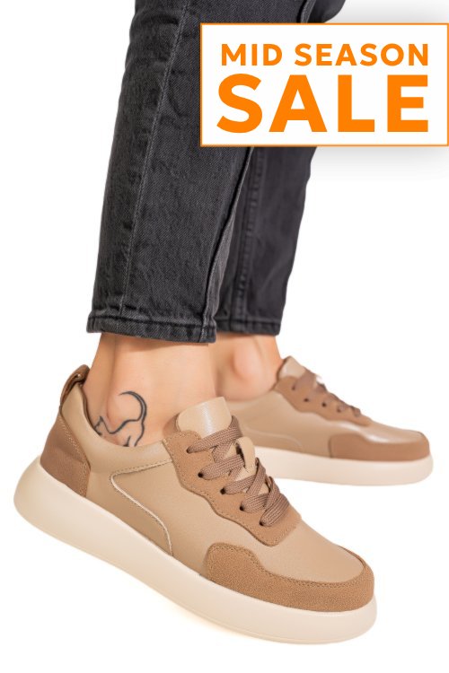Pantofi sport khaki piele naturala tpc2651