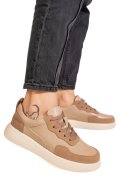 PANTOFI SPORT KHAKI PIELE NATURALA TPC2651