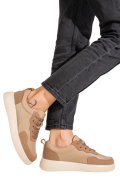 PANTOFI SPORT KHAKI PIELE NATURALA TPC2651