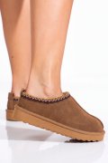SABOTI CAMEL PIELE NATURALA INTOARSA SW42206