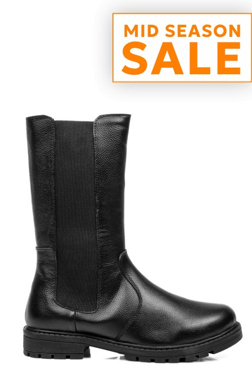 Ghete negre piele naturala 52422027