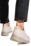 PANTOFI SPORT BEJ PIELE NATURALA QSPL1069