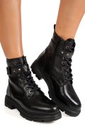 GHETE NEGRE PIELE NATURALA VB254207