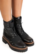 GHETE NEGRE PIELE NATURALA US77328