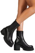 GHETE NEGRE PIELE NATURALA ERRE05