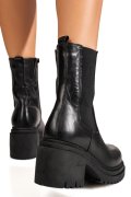 GHETE NEGRE PIELE NATURALA ERRE05