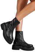 GHETE NEGRE PIELE NATURALA EM8250