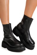GHETE NEGRE PIELE NATURALA EM8250