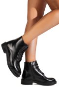 GHETE NEGRE PIELE NATURALA TS77IM5296