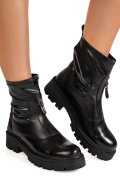 GHETE NEGRE PIELE NATURALA TS77IMA2067