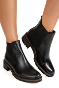 GHETE NEGRE PIELE NATURALA WH-US288H26