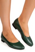 BALERINI FEMEI PIELE NATURALA VERDE 4S7750B