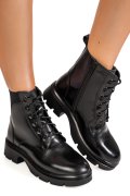 GHETE NEGRE PIELE NATURALA TS77IMA2027